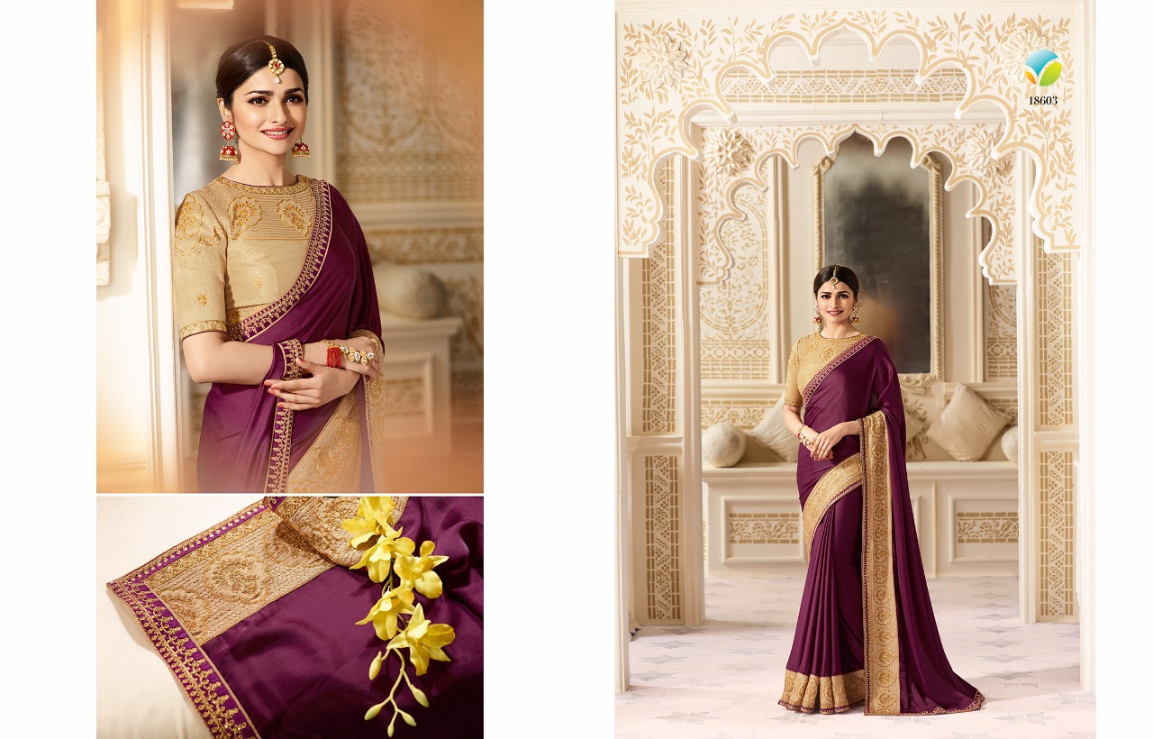 Starwalk-sparkle By Vinay Fashion 18601 To 18608 Series Indian Designer Beautiful Colorful Festive Collection Occasional Wear & Party Wear Silk Sarees At Wholesale Price