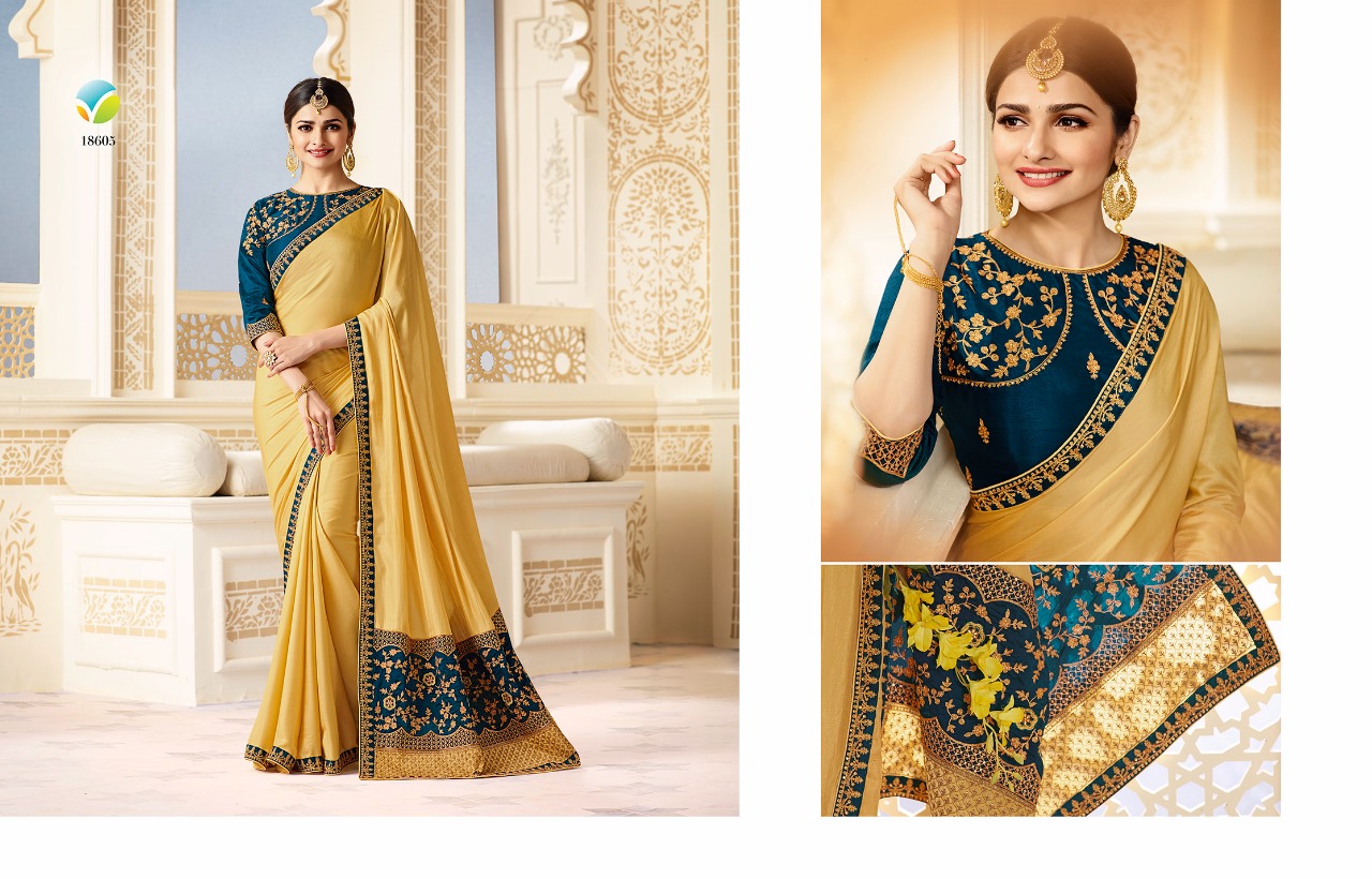 Starwalk-sparkle By Vinay Fashion 18601 To 18608 Series Indian Designer Beautiful Colorful Festive Collection Occasional Wear & Party Wear Silk Sarees At Wholesale Price