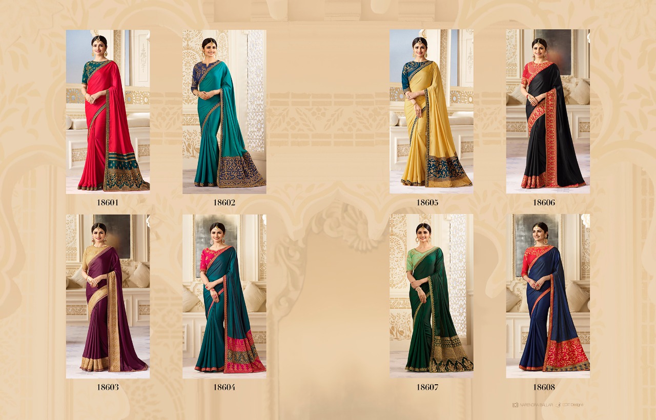 Starwalk-sparkle By Vinay Fashion 18601 To 18608 Series Indian Designer Beautiful Colorful Festive Collection Occasional Wear & Party Wear Silk Sarees At Wholesale Price