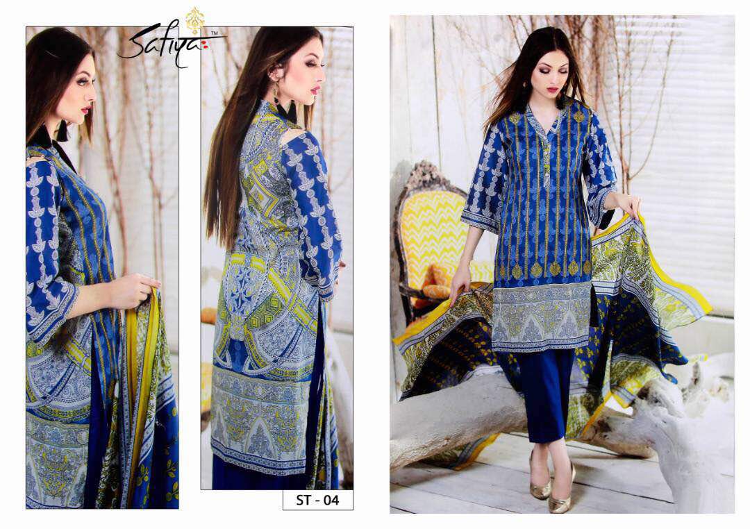 Subhataa 1 To 6 Series By Safiya Collection Beautiful Embroidered Stylish Colourful Fancy Pretty Party Wear Casual Wear Occasional Wear Printed Dresses At Wholesale Price