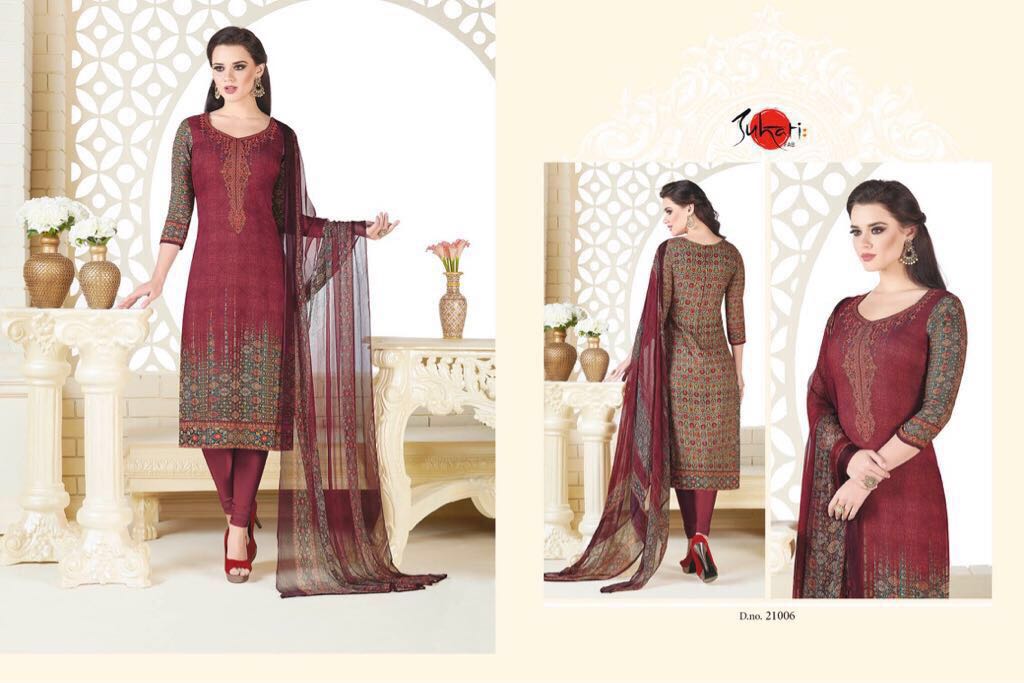 Suhati Vol-8 By Suhati Fab 21006 To 21014 Series Beautiful Colorful Stylish Winter Wear & Casual Wear Pure Pashmina Digital Printed With Embroidered Dresses At Wholesale Price