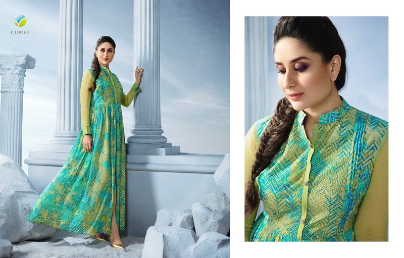 Tumbaa Bebo Vol-2 By Vinay Fashion 33901 To 33910 Series Designer Stylish Beautiful Fancy Colorful Party Wear & Ethnic Wear Georgette Silk Kurtis At Wholesale Price