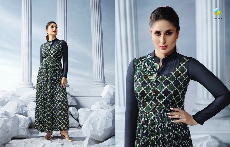 Tumbaa Bebo Vol-2 By Vinay Fashion 33901 To 33910 Series Designer Stylish Beautiful Fancy Colorful Party Wear & Ethnic Wear Georgette Silk Kurtis At Wholesale Price