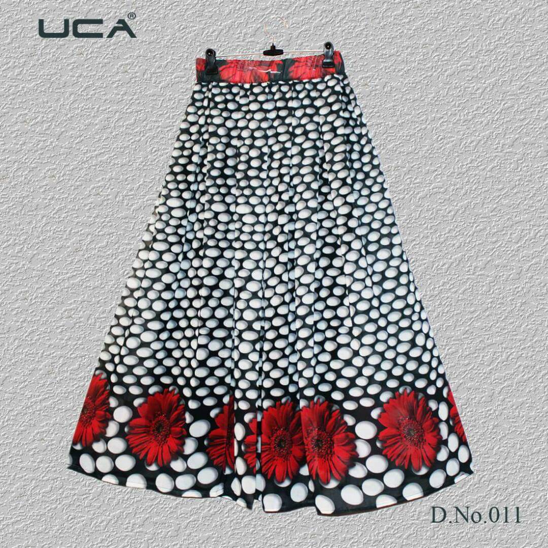 Western Skirt Vol-8 By Uca Western Beautiful Colourful Stylish Designer Floral Printed Casual Wear Western Wear Ready To Wear Georgette Skirts At Wholesale Price