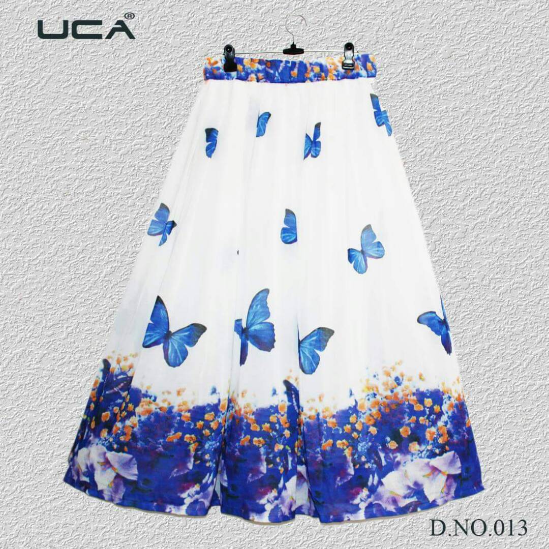 Western Skirt Vol-8 By Uca Western Beautiful Colourful Stylish Designer Floral Printed Casual Wear Western Wear Ready To Wear Georgette Skirts At Wholesale Price