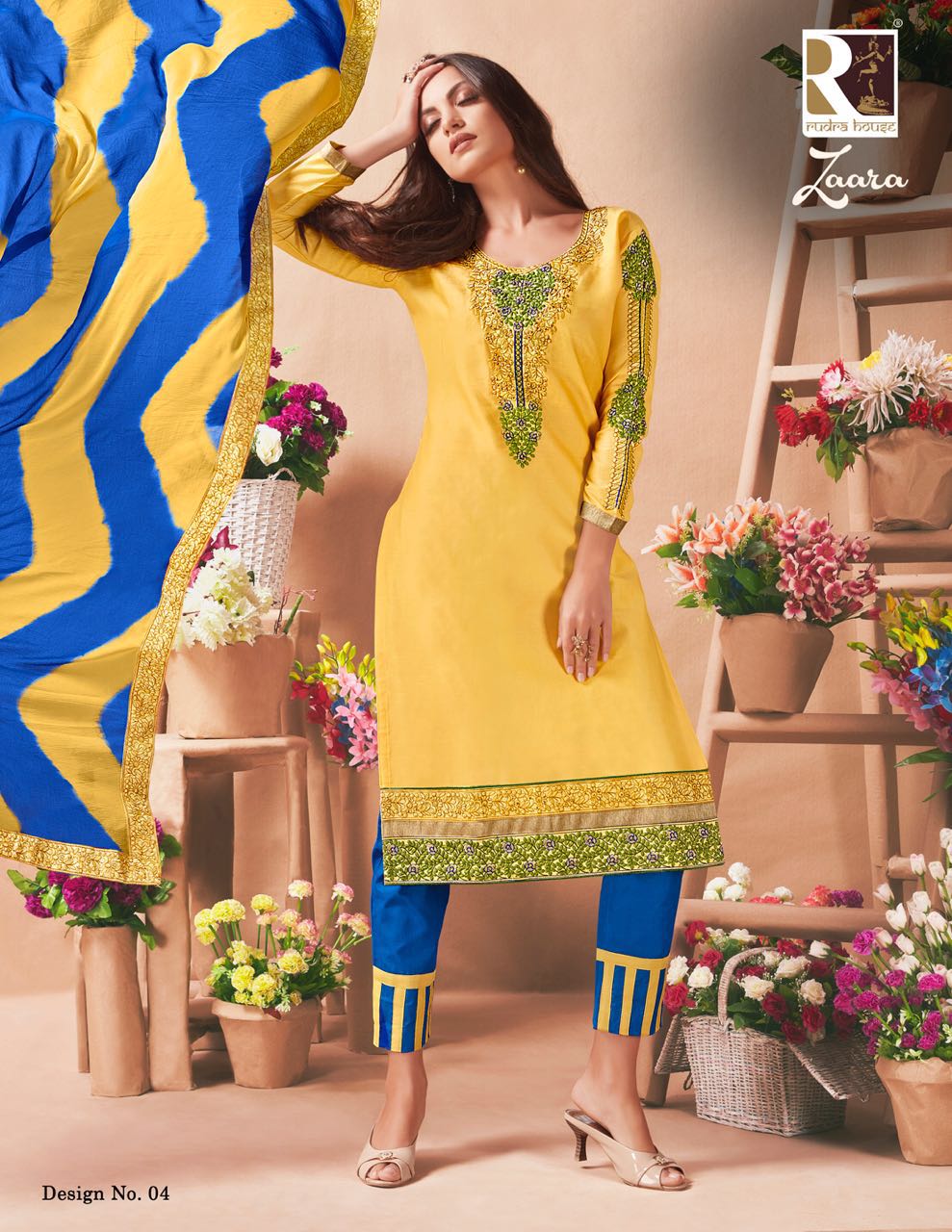 Zaara By Rudra Fashion 01 To 10 Series Designer Beautiful Fancy Colorful Party Wear & Occasional Wear Jam Cotton Dresses At Wholesale Price