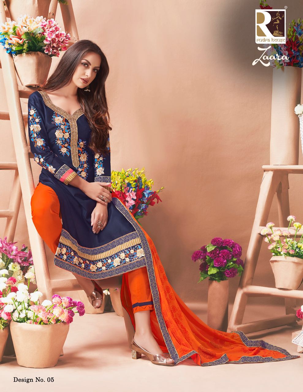 Zaara By Rudra Fashion 01 To 10 Series Designer Beautiful Fancy Colorful Party Wear & Occasional Wear Jam Cotton Dresses At Wholesale Price