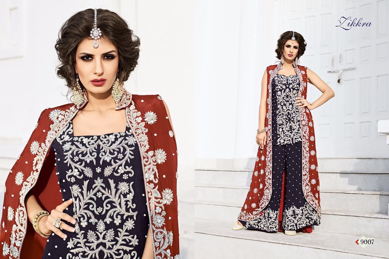 Zikkra Vol 4 By Zikkra 9001 To 9011 Series Beautiful Stylish Designer Heavy Embroidered Pakistani Silk Dresses At Wholesale Price