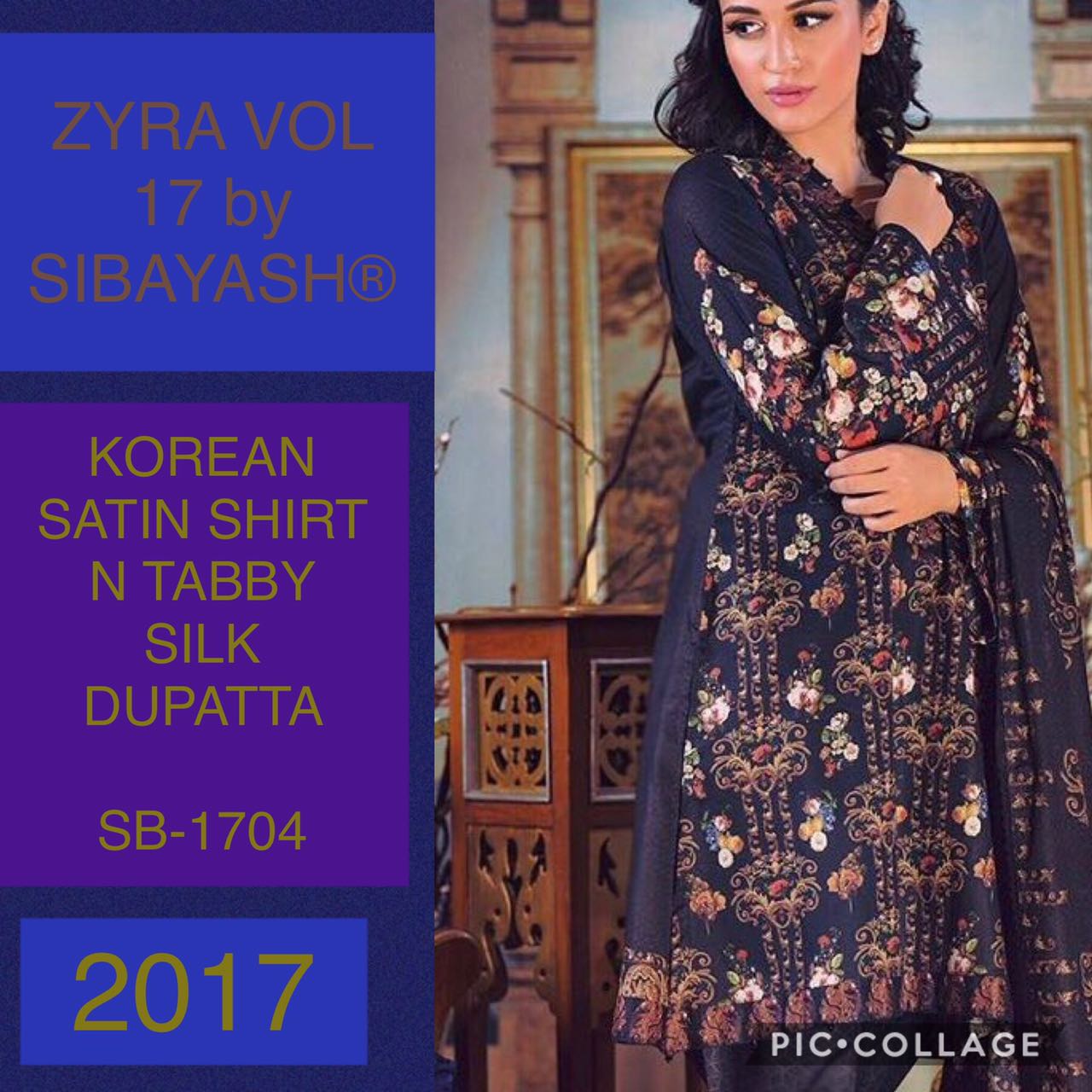 Zyra Vol-17 By Sibayash 1701 To 1706 Series Beautiful Stylish Colorful Designer Suits Casual Wear & Ethnic Wear Satin Printed Dresses At Wholesale Price