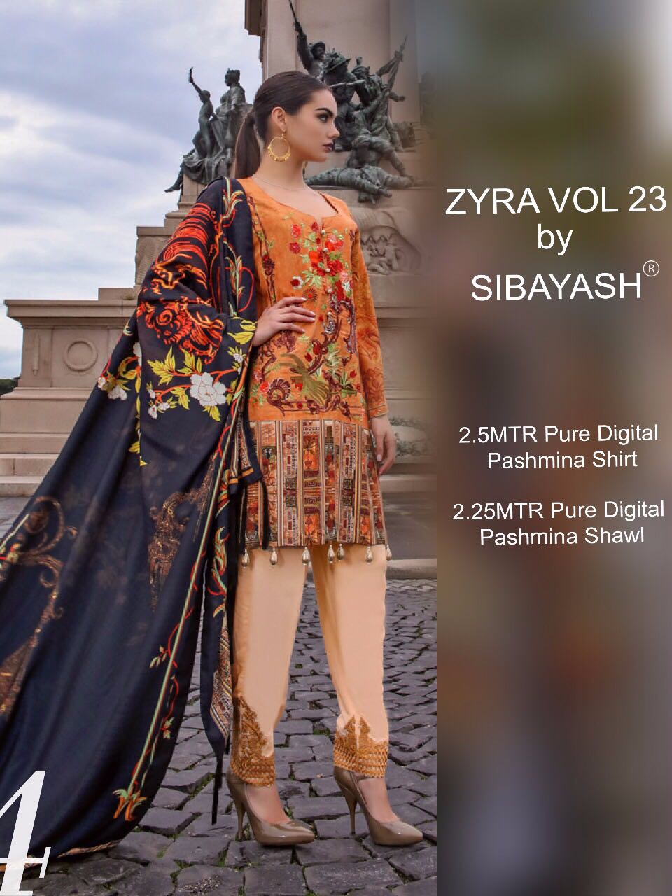 Zyra Vol-23 By Sibayash 01 To 08 Series Pakistani Suits Beautiful Colorful Stylish Winter Wear & Party Wear Pure Pashmina Dresses At Wholesale Price