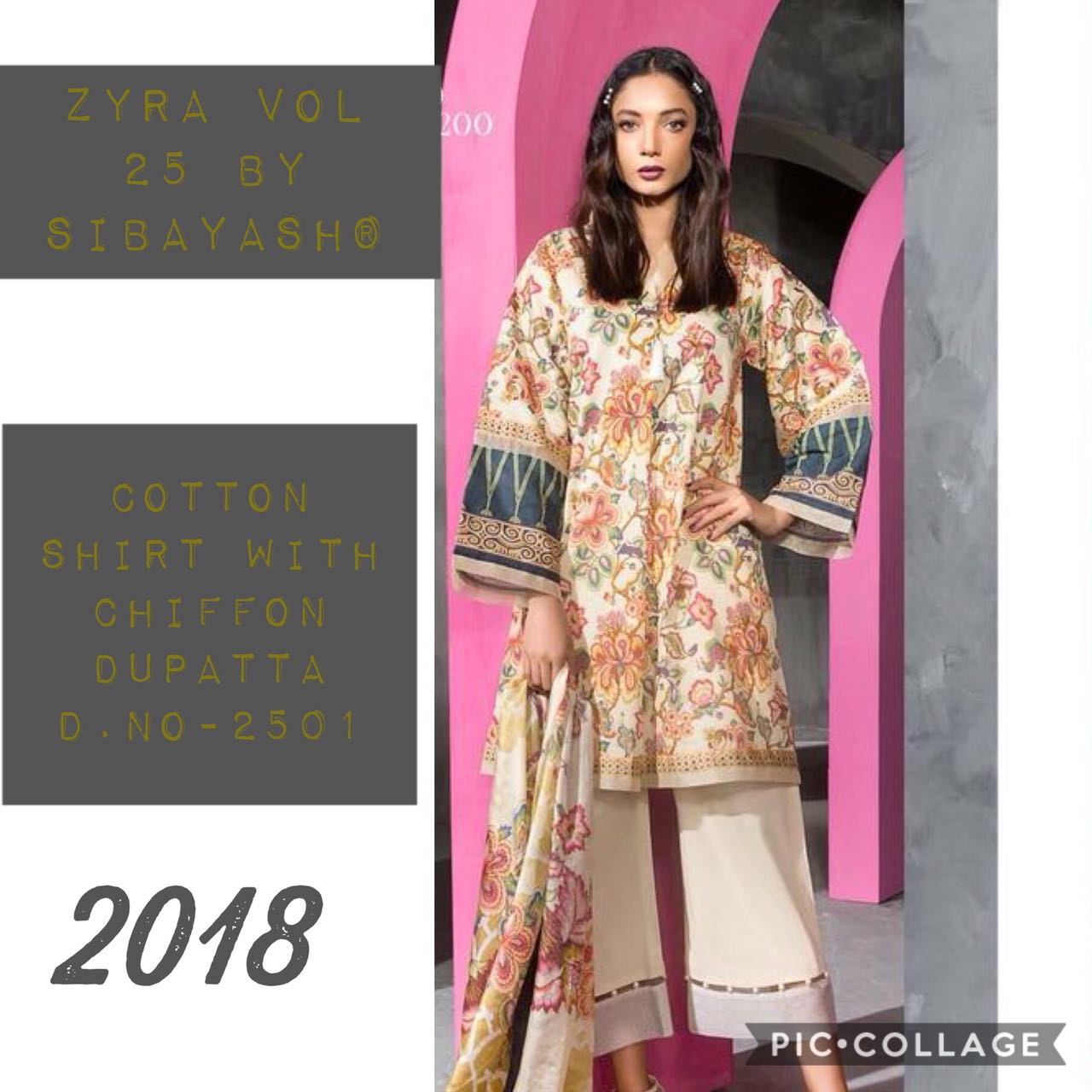 Zyra Vol-25 By Sibayash 2501 To 2506 Series Designer Pakistani Suits Beautiful Stylish Colorful Fancy Party Wear & Occasional Wear Pure Cotton Lawn Dresses At Wholesale Price