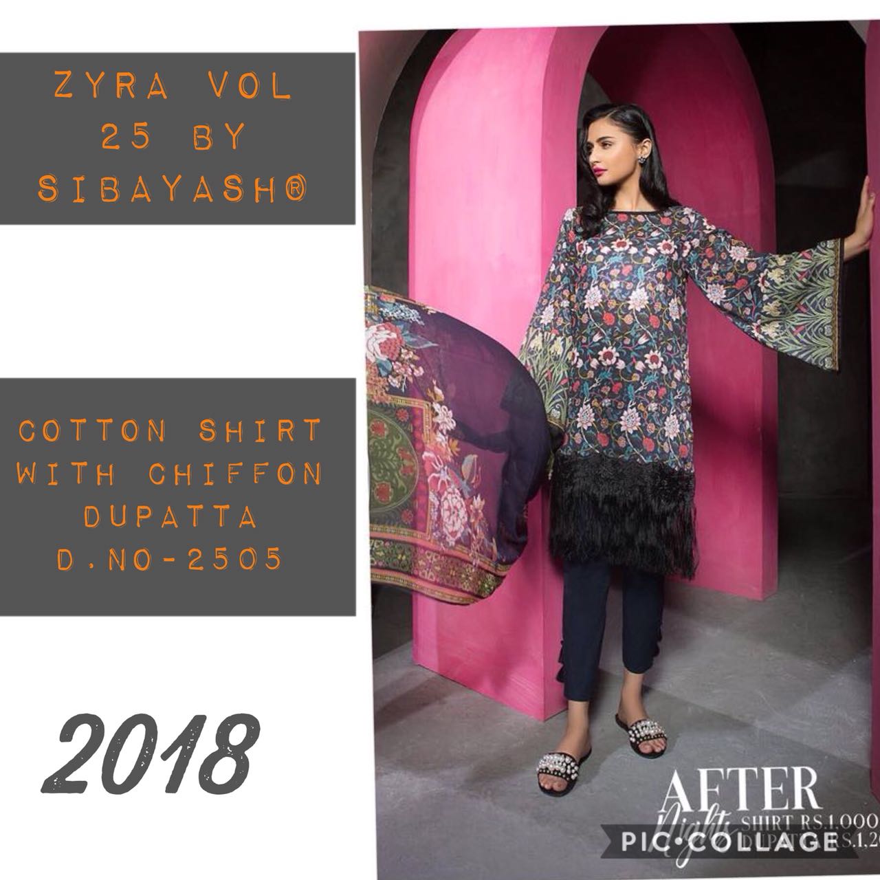 Zyra Vol-25 By Sibayash 2501 To 2506 Series Designer Pakistani Suits Beautiful Stylish Colorful Fancy Party Wear & Occasional Wear Pure Cotton Lawn Dresses At Wholesale Price