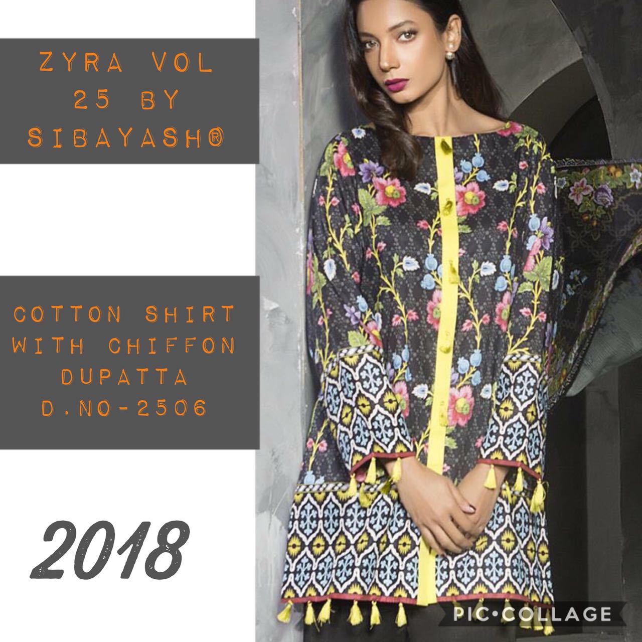 Zyra Vol-25 By Sibayash 2501 To 2506 Series Designer Pakistani Suits Beautiful Stylish Colorful Fancy Party Wear & Occasional Wear Pure Cotton Lawn Dresses At Wholesale Price