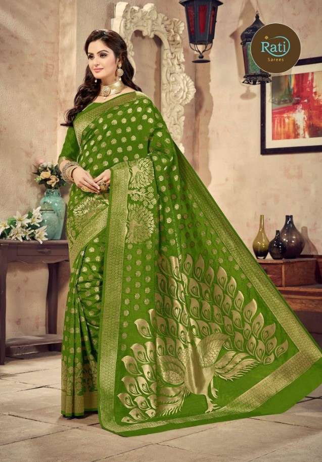 SILK POSHAQ BY RATI INDIAN TRADITIONAL WEAR COLLECTION BEAUTIFUL STYLISH FANCY COLORFUL PARTY WEAR & OCCASIONAL WEAR BANARAS SILK SAREES AT WHOLESALE PRICE