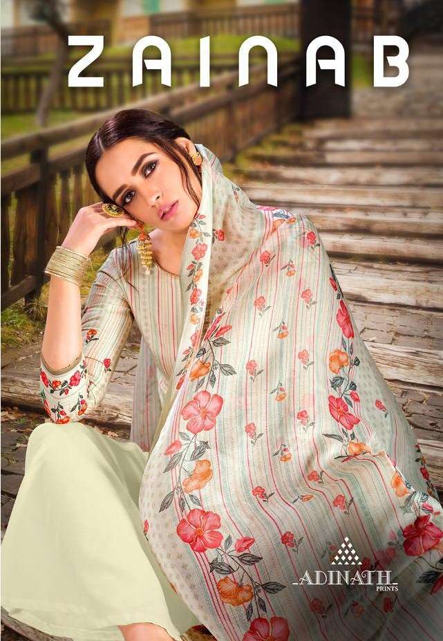 ZAINAB BY ADINATH PRINTS 45001 TO 45006 SERIES DESIGNER SHARARA SUITS COLLECTION BEAUTIFUL STYLISH COLORFUL FANCY PARTY WEAR & OCCASIONAL WEAR HEAVY JAM COTTON DIGITAL PRINTED WITH EMBROIDERY DRESSES AT WHOLESALE PRICE