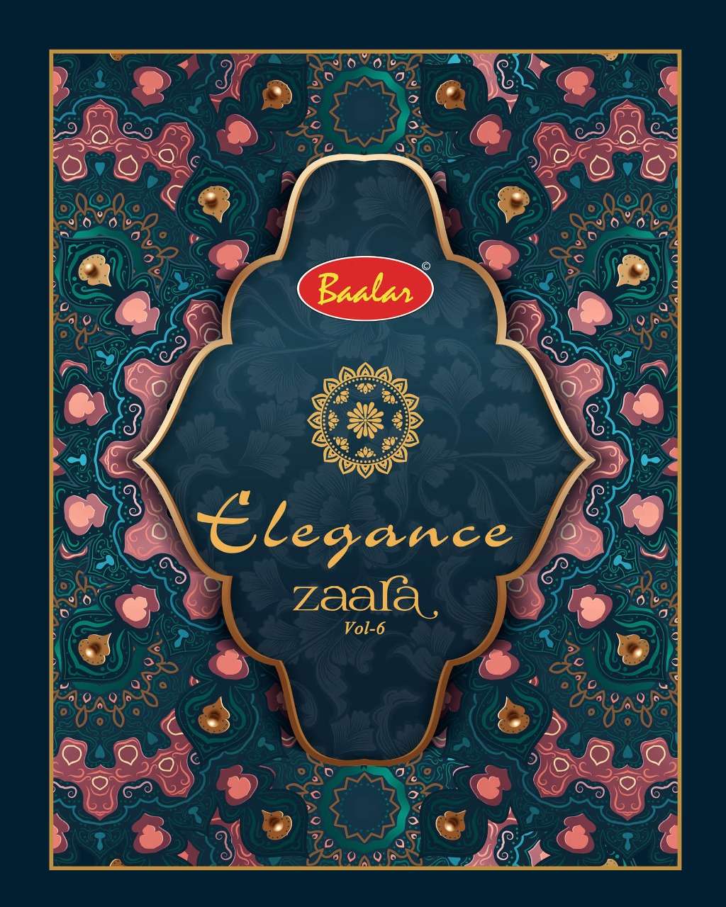 ELEGANCE ZAARA VOL-6 BY BAALAR FASHION 6003 TO 6032 SERIES BEAUTIFUL SUITS STYLISH FANCY COLORFUL PARTY WEAR & OCCASIONAL WEAR COTTON PRINTED DRESSES AT WHOLESALE PRICE