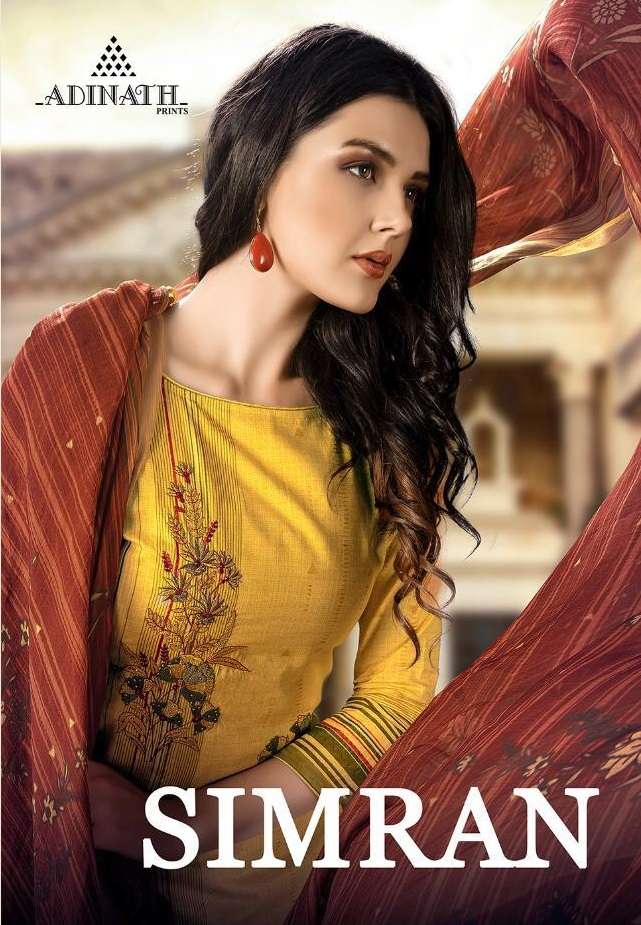 SIMRAN BY ADINATH PRINTS 48001 TO 48010 SERIES BEAUTIFUL SUITS STYLISH FANCY COLORFUL PARTY WEAR & ETHNIC WEAR PURE CAMBRIC COTTON PRINTED DRESSES AT WHOLESALE PRICE