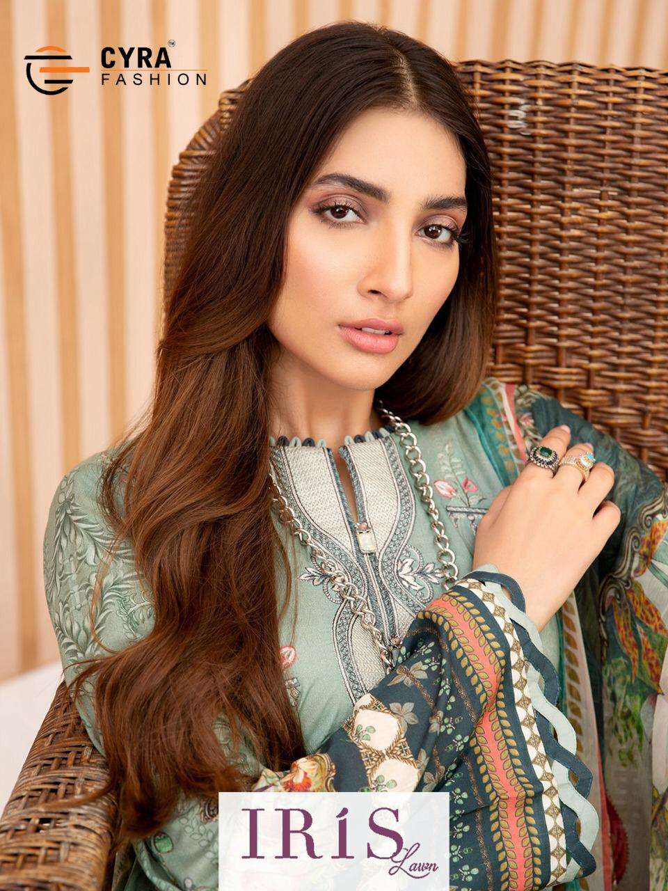 IRIS LAWN BY CYRA FASHION 72001 TO 72006 SERIES BEAUTIFUL COLORFUL STYLISH FANCY CASUAL WEAR & ETHNIC WEAR & READY TO WEAR JAM COTTON DIGITAL PRINTED DRESSES AT WHOLESALE PRICE