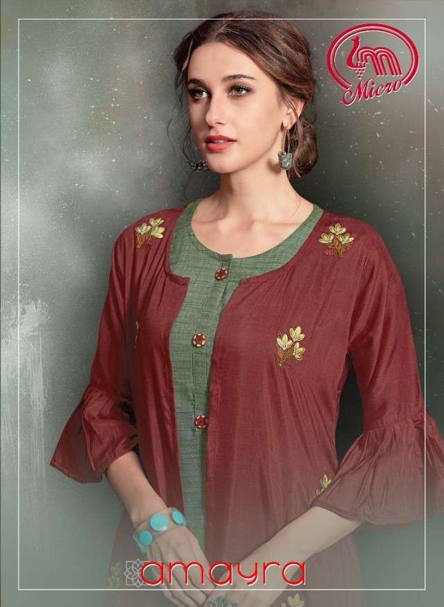 AMAYRA BY MICRO 6501 TO 6508 SERIES DESIGNER BEAUTIFUL STYLISH FANCY COLORFUL PARTY WEAR & OCCASIONAL WEAR PURE MUSLIN GOWNS AT WHOLESALE PRICE
