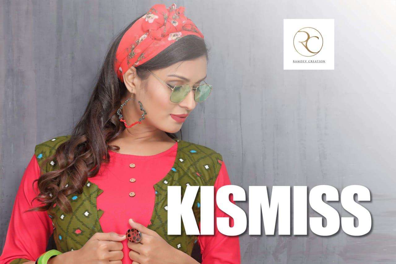 KISSMISS BY RC 201 TO 208 SERIES STYLISH FANCY BEAUTIFUL COLORFUL CASUAL WEAR & ETHNIC WEAR RAYON EMBROIDERED KURTIS AT WHOLESALE PRICE