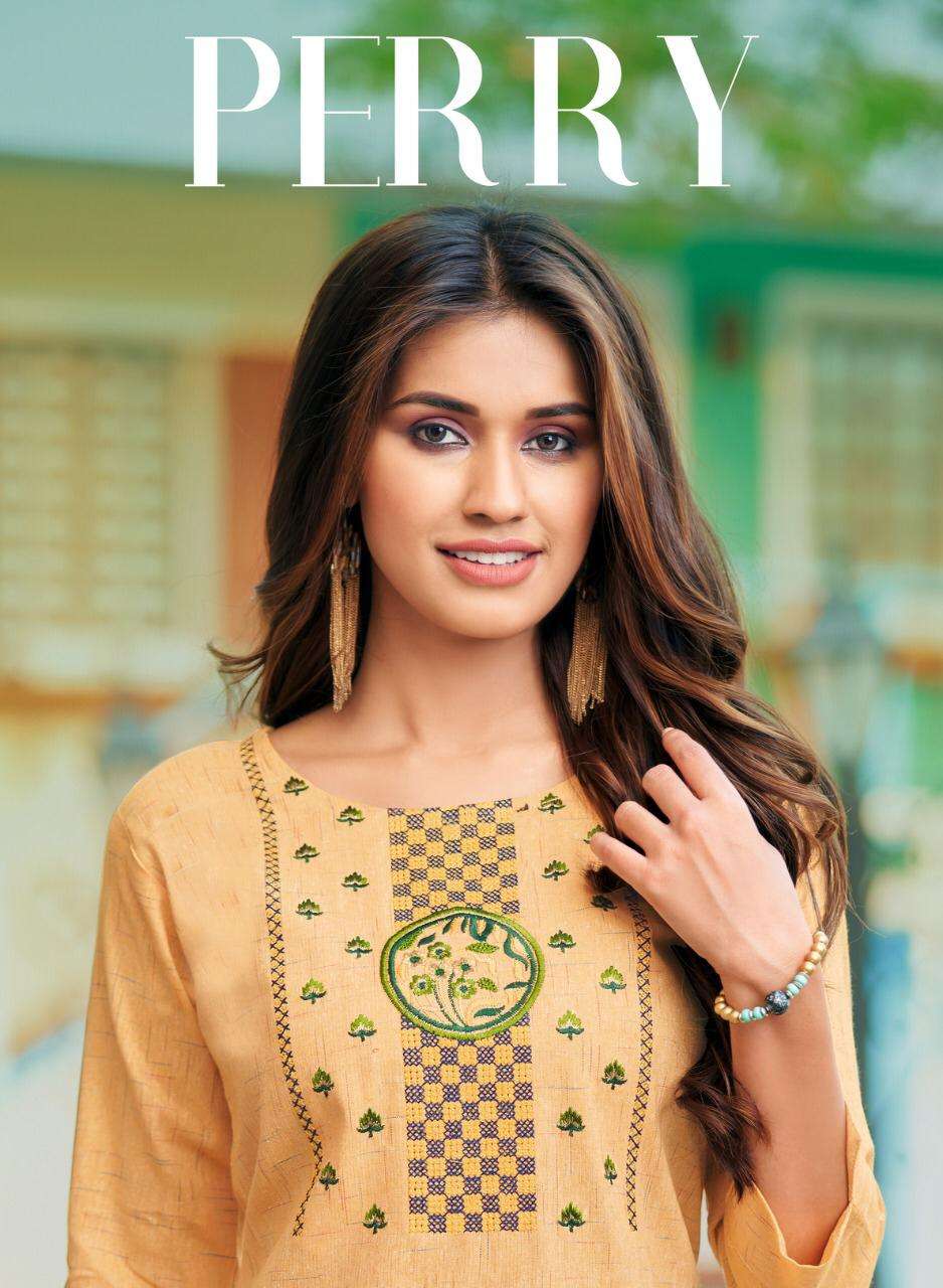 PERRY BY PANGHAT NX 8100 TO 8107 SERIES DESIGNER STYLISH FANCY COLORFUL BEAUTIFUL PARTY WEAR & ETHNIC WEAR COLLECTION PURE COTTON EMBROIDERY KURTIS AT WHOLESALE PRICE