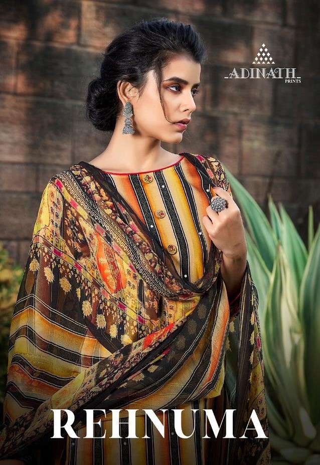 REHNUMA BY ADINATH PRINTS 1001 TO 1006 SERIES BEAUTIFUL SUITS COLORFUL STYLISH FANCY CASUAL WEAR & ETHNIC WEAR HEAVY JAM COTTON DIGITAL PRINT WITH KHATLI WORK DRESSES AT WHOLESALE PRICE