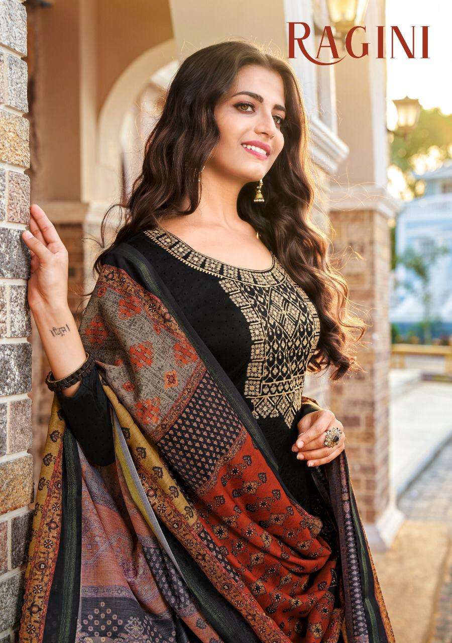 RAGINI BY KAPIL TRENDS 8001 TO 8007 SERIES BEAUTIFUL SUITS COLORFUL STYLISH FANCY CASUAL WEAR & ETHNIC WEAR MAHISA SILK WITH WORK DRESSES AT WHOLESALE PRICE