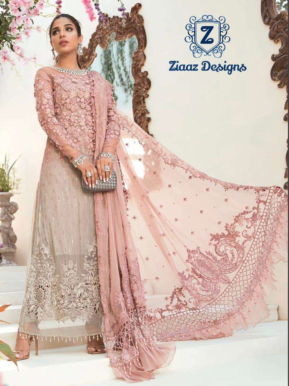 ZIAAZ HIT DESIGN 777 BY ZIAAZ DESIGNS DESIGNER PAKISTANI SUITS BEAUTIFUL  FANCY COLORFUL STYLISH PARTY WEAR
