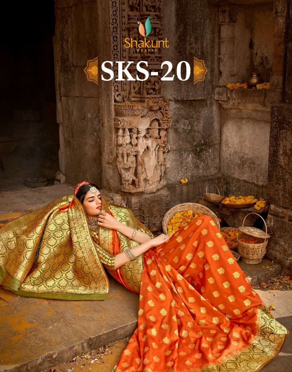 SKS VOL-20 BY SHAKUNT 11301 TO 11308 SERIES INDIAN TRADITIONAL WEAR COLLECTION BEAUTIFUL STYLISH FANCY COLORFUL PARTY WEAR & OCCASIONAL WEAR SOFT SILK SAREES AT WHOLESALE PRICE