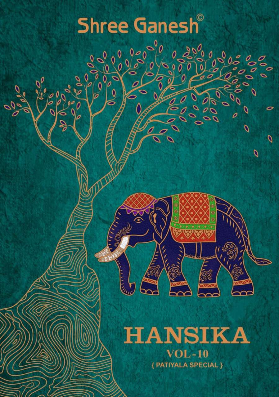 HANSIKA VOL-10 BY SHREE GANESH BEAUTIFUL SUITS COLORFUL STYLISH FANCY CASUAL WEAR & ETHNIC WEAR PURE COTTON DRESSES AT WHOLESALE PRICE