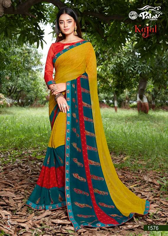 Buy Kajal Aggarwal Grey Embroidered Traditional Designer Saree Online