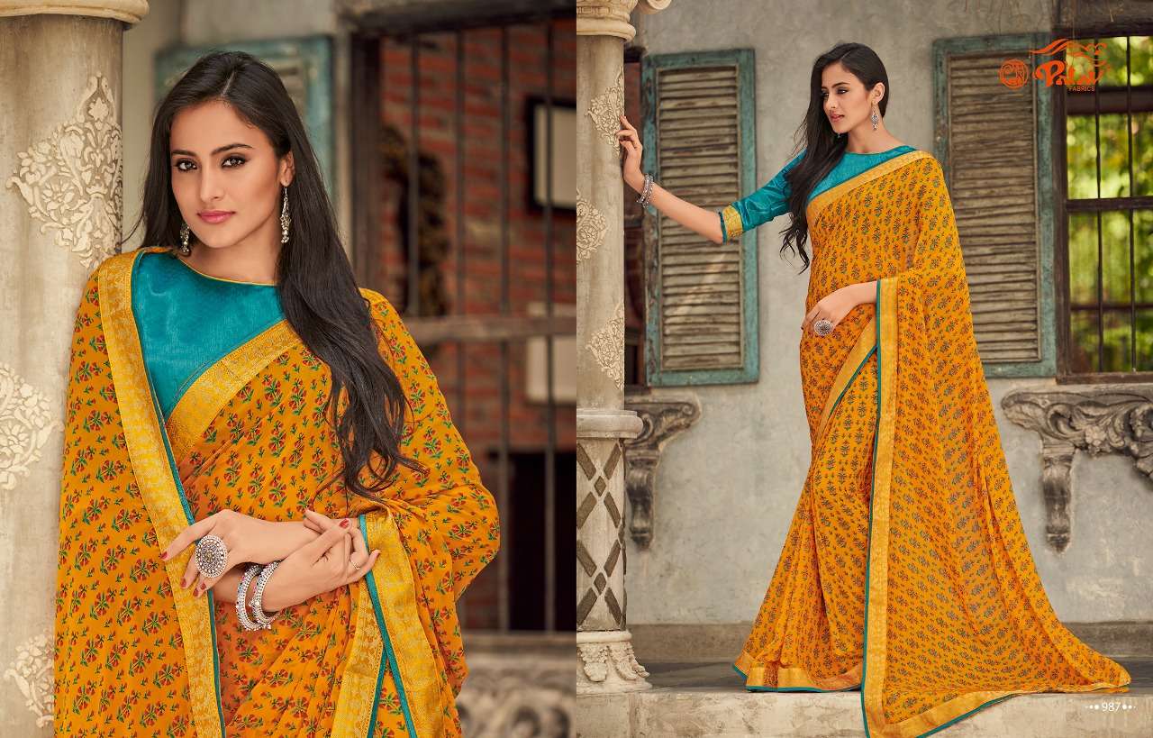 Buy Vimal Saree Emporium Silk Saree with Blouse piece (FNOL21_ Firozi) at  Amazon.in