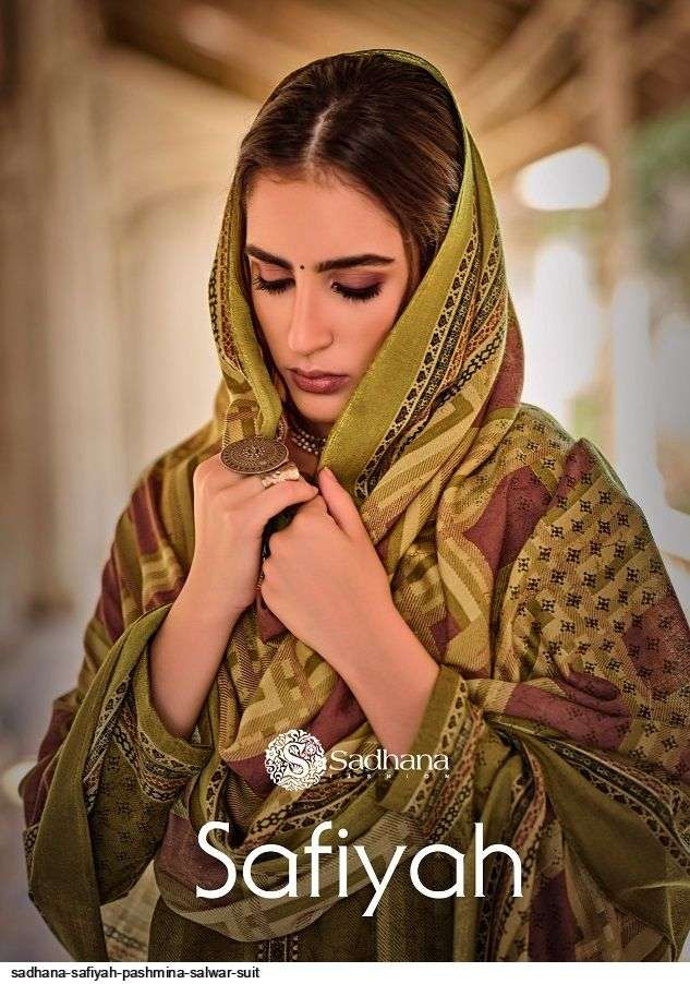 SAFIYAH BY SADHANA FASHION 10079 TO 10088 SERIES BEAUTIFUL STYLISH SHARARA SUITS FANCY COLORFUL CASUAL WEAR & ETHNIC WEAR & READY TO WEAR PURE PASHMINA PRINTED DRESSES AT WHOLESALE PRICE