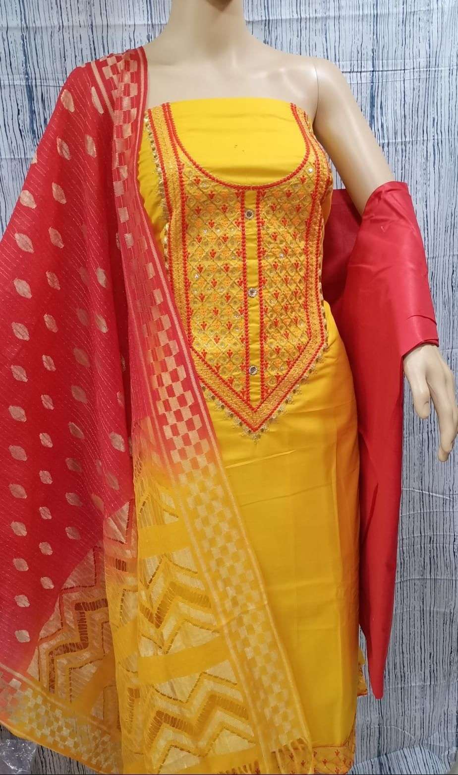 VD-04-363 BY FASHID WHOLESALE 01 TO 04 SERIES STYLISH FANCY COLORFUL BEAUTIFUL PARTY WEAR & ETHNIC WEAR COLLECTION COTTON DRESS AT WHOLESALE PRICE