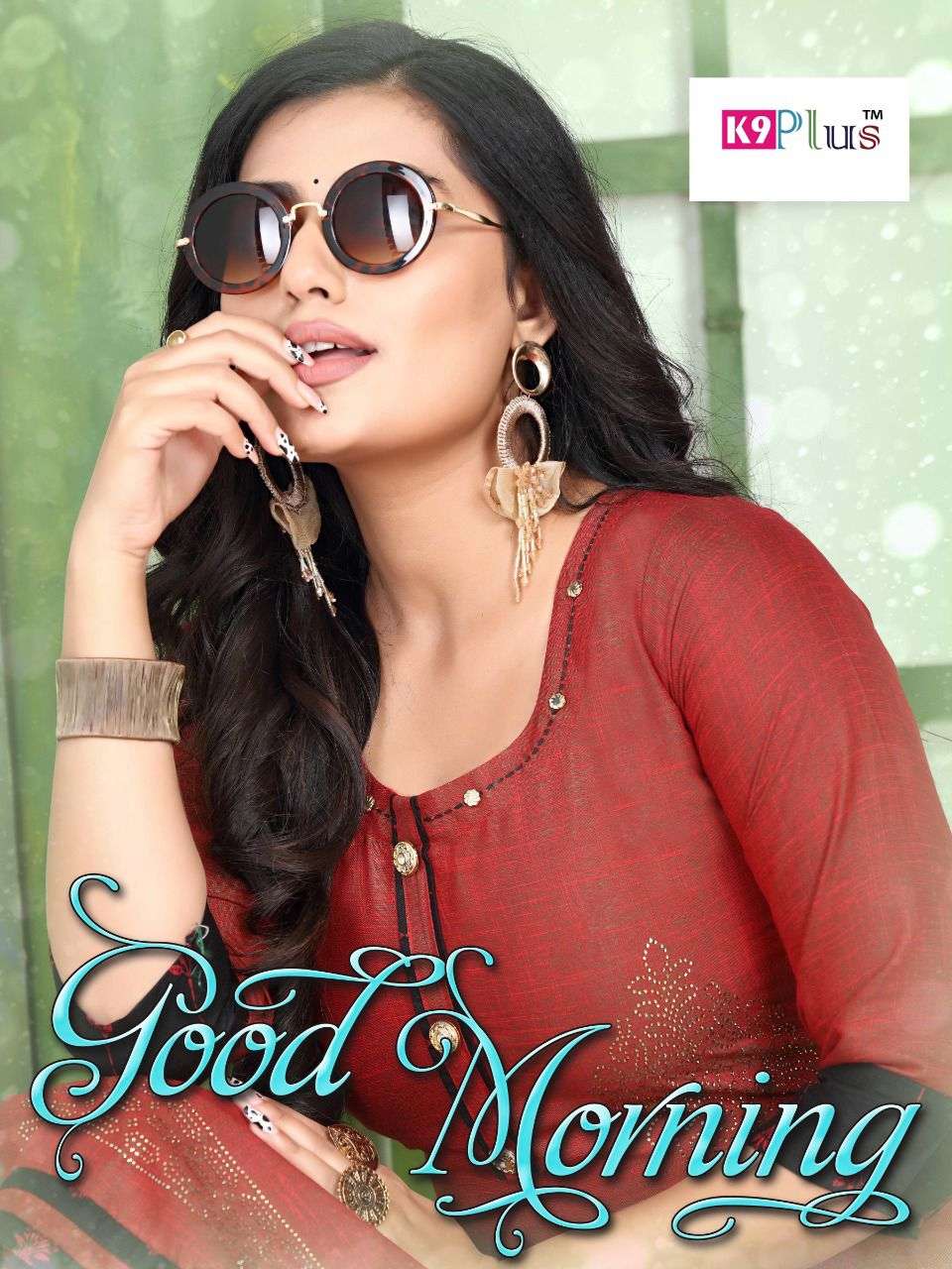 GOOD MORNING BY K9 PLUS 101 TO 108 SERIES DESIGNER STYLISH FANCY COLORFUL BEAUTIFUL PARTY WEAR & ETHNIC WEAR COLLECTION HEAVY RAYON WITH WORK KURTIS WITH BOTTOM AT WHOLESALE PRICE