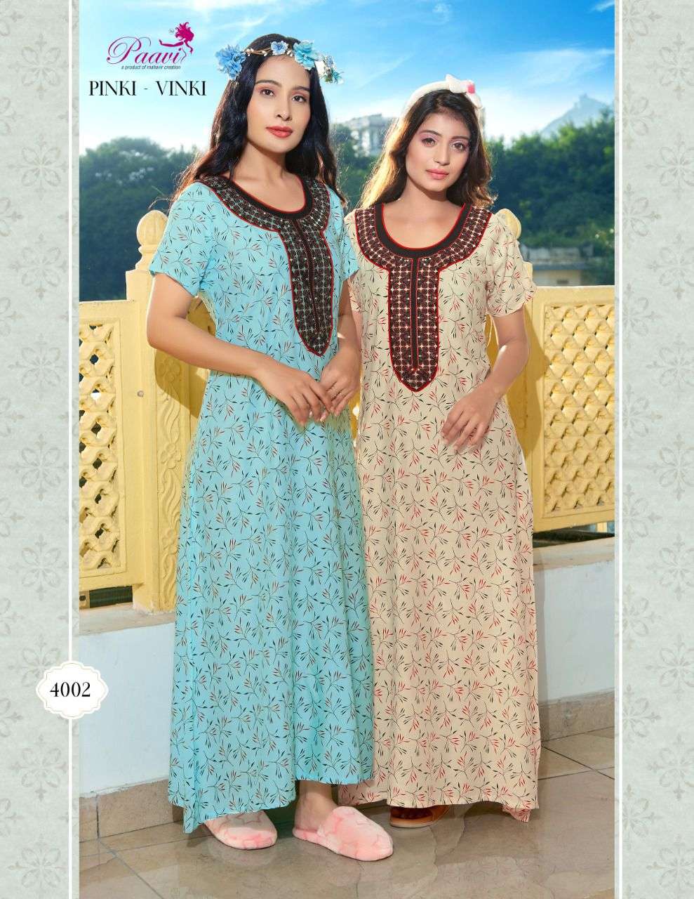 PINKI VINKI VOL-6 BY PAAVI BEAUTIFUL STYLISH FANCY COLORFUL CASUAL WEAR & ETHNIC WEAR RAYON PRINT GOWNS AT WHOLESALE PRICE