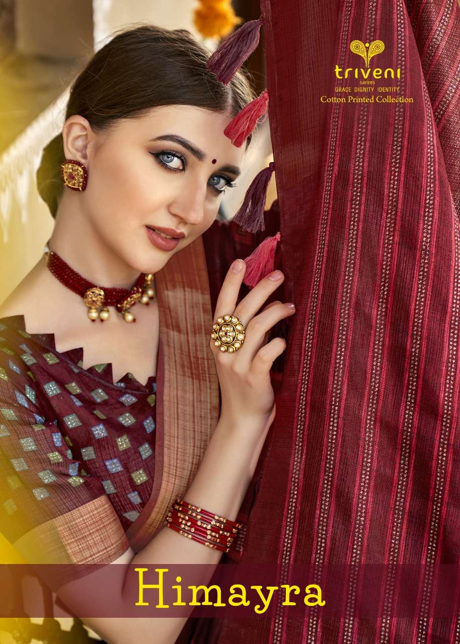 HIMAYRA BY TRIVENI 14251 TO 14258 SERIES INDIAN TRADITIONAL WEAR COLLECTION BEAUTIFUL STYLISH FANCY COLORFUL PARTY WEAR & OCCASIONAL WEAR COTTON SAREES AT WHOLESALE PRICE