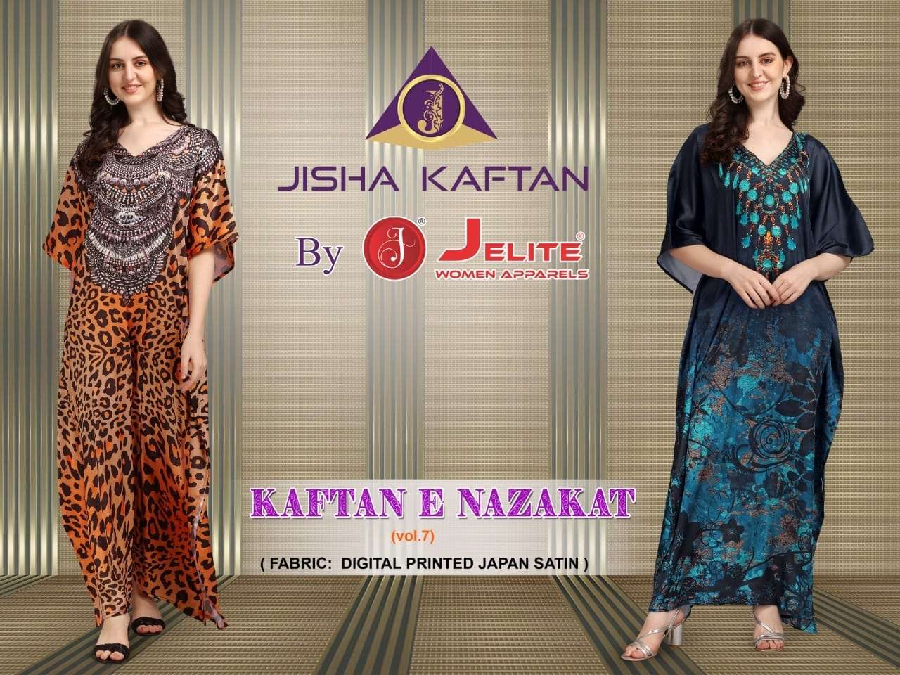 KAFTAN-E-NAZAKAT VOL-7 BY JELITE 701 TO 708 SERIES DESIGNER WEAR COLLECTION BEAUTIFUL STYLISH FANCY COLORFUL PARTY WEAR & OCCASIONAL WEAR SMOOTH SATIN GOWNS AT WHOLESALE PRICE