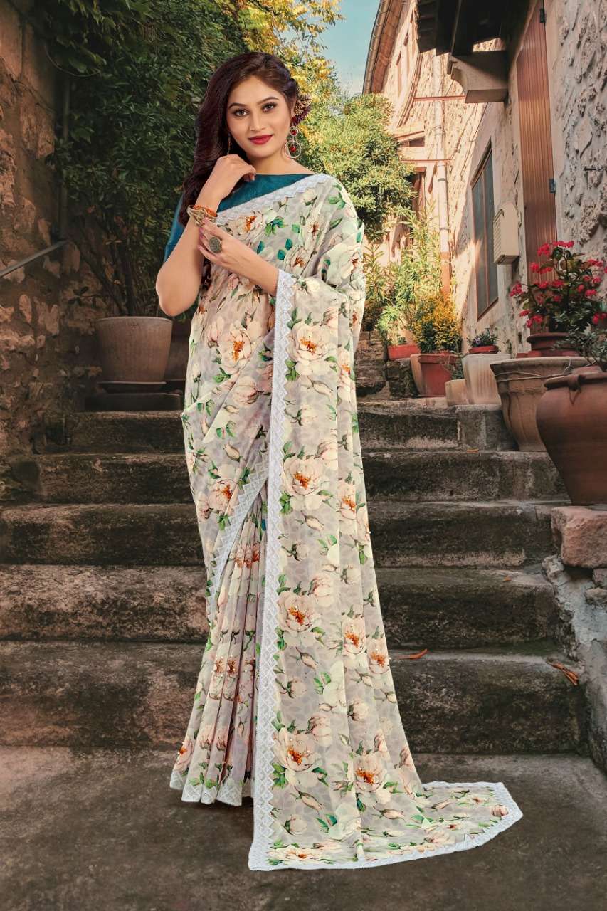 BOLLYWOOD BEAUTY BY YADU NANDAN FASHION 01 TO 03 SERIES INDIAN TRADITIONAL WEAR COLLECTION BEAUTIFUL STYLISH FANCY COLORFUL PARTY WEAR & OCCASIONAL WEAR GEORGETTE PRINT SAREES AT WHOLESALE PRICE