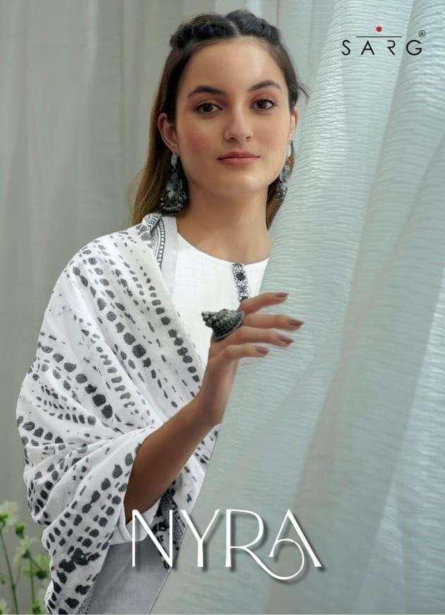 NYRA BY SARG BEAUTIFUL SUITS COLORFUL STYLISH FANCY CASUAL WEAR & ETHNIC WEAR PURE COTTON DIGITAL PRINT DRESSES AT WHOLESALE PRICE