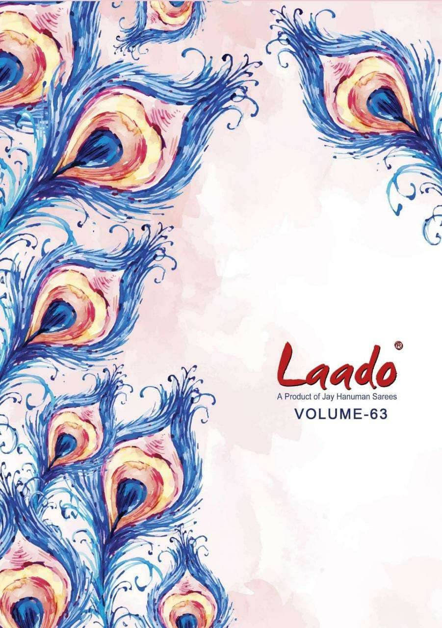 LAADO VOL-63 BY LAADO 6301 TO 6320 SERIES BEAUTIFUL SUITS STYLISH FANCY COLORFUL PARTY WEAR & OCCASIONAL WEAR PURE COTTON PRINTED DRESSES AT WHOLESALE PRICE