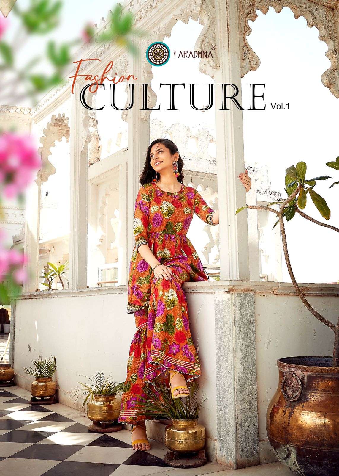 FASHION CULTURE BY ARADHNA FASHION 1001 TO 1008 SERIES DESIGNER STYLISH FANCY COLORFUL BEAUTIFUL PARTY WEAR & ETHNIC WEAR COLLECTION RAYON PRINT KURTIS WITH BOTTOM AT WHOLESALE PRICE