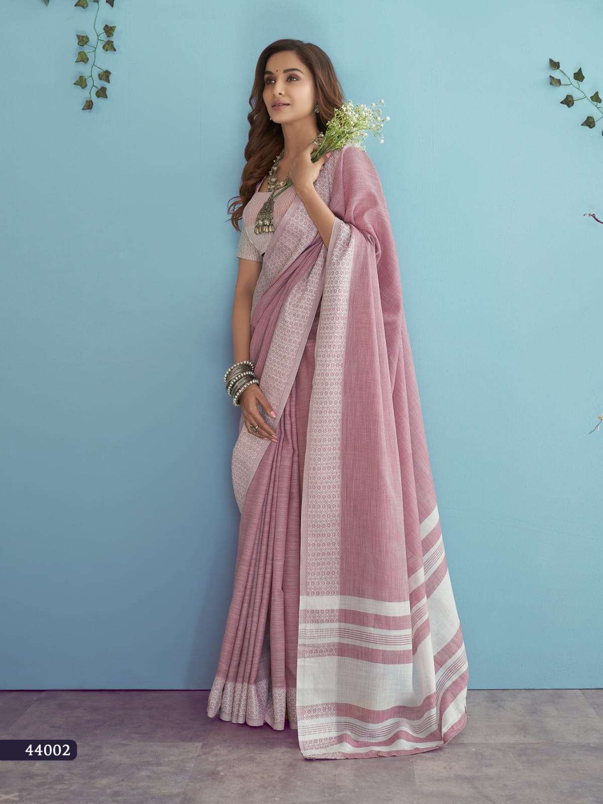 Aarzoo By Rajpath 44001 To 44006 Series Indian Traditional Wear Collection Beautiful Stylish Fancy Colorful Party Wear & Occasional Wear Linen Silk Sarees At Wholesale Price