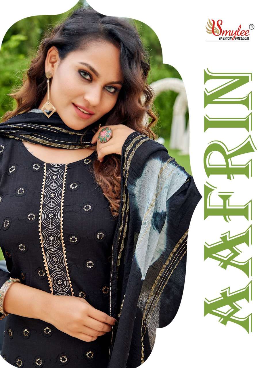 AAFRIN BY SMYLEE 01 TO 08 SERIES BEAUTIFUL SUITS COLORFUL STYLISH FANCY CASUAL WEAR & ETHNIC WEAR RAYON SLUB DRESSES AT WHOLESALE PRICE