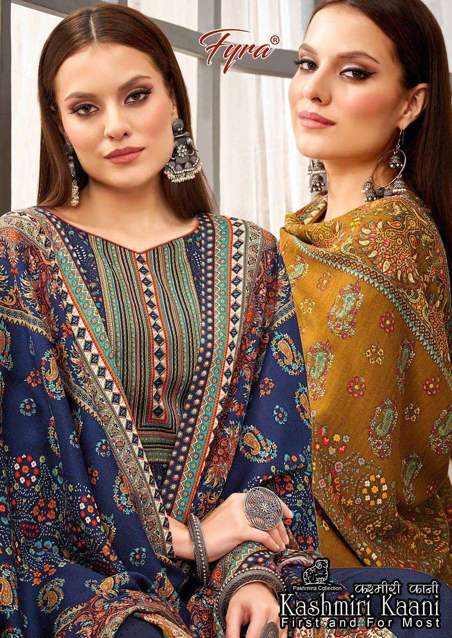 KASHMIRI KAANI 934 SERIES BY FYRA 934-001 TO 934-008 SERIES BEAUTIFUL SUITS COLORFUL STYLISH FANCY CASUAL WEAR & ETHNIC WEAR PURE PASHMINA DRESSES AT WHOLESALE PRICE