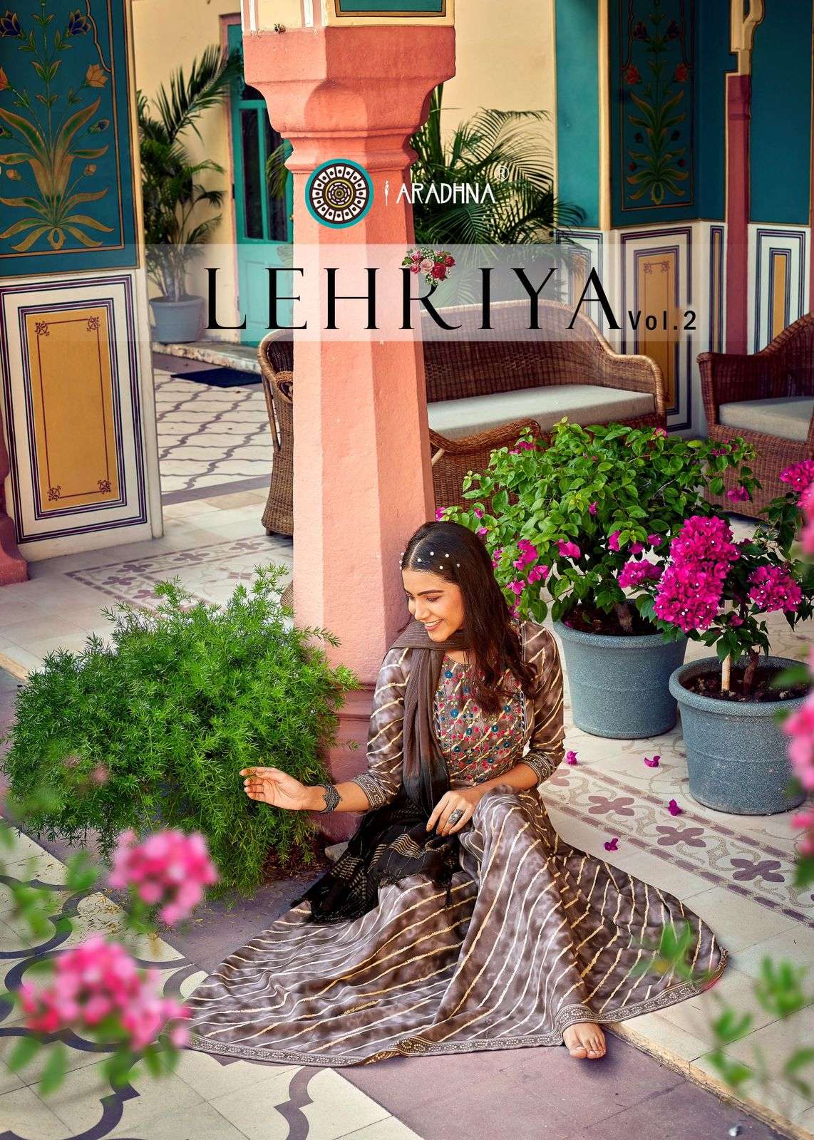 Lehriya Vol-2 By Aradhna Fashion 2001 To 2008 Series Beautiful Stylish Fancy Colorful Casual Wear & Ethnic Wear Rayon Gowns With Dupatta At Wholesale Price