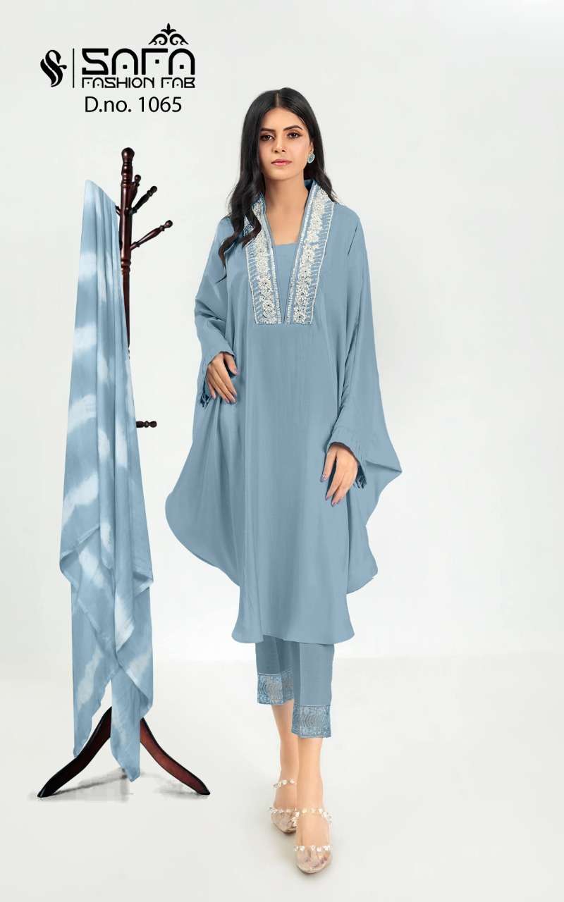 Powder Blue Breuil | Silk kurti designs, Stylish dress designs, Pakistani  dress design