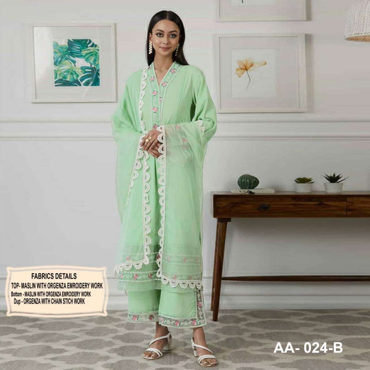 Aarsh 24 Colours By Fashid Wholesale Beautiful Stylish Suits Fancy Colorful Casual Wear & Ethnic Wear & Ready To Wear Muslin Cotton Embroidery Dresses At Wholesale Price