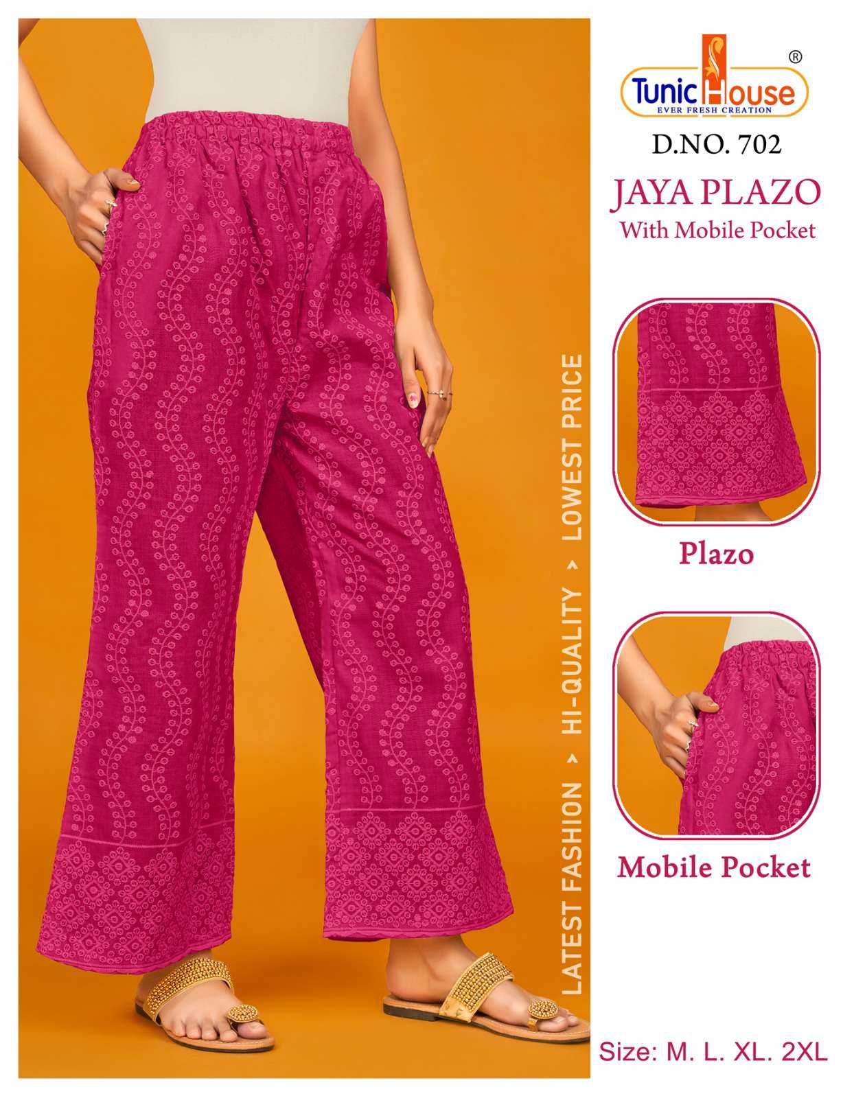 Comfort and Style come together with Cotton Chikankari Palazzos  ADA Chikan  Blog  Ada Chikan Blog