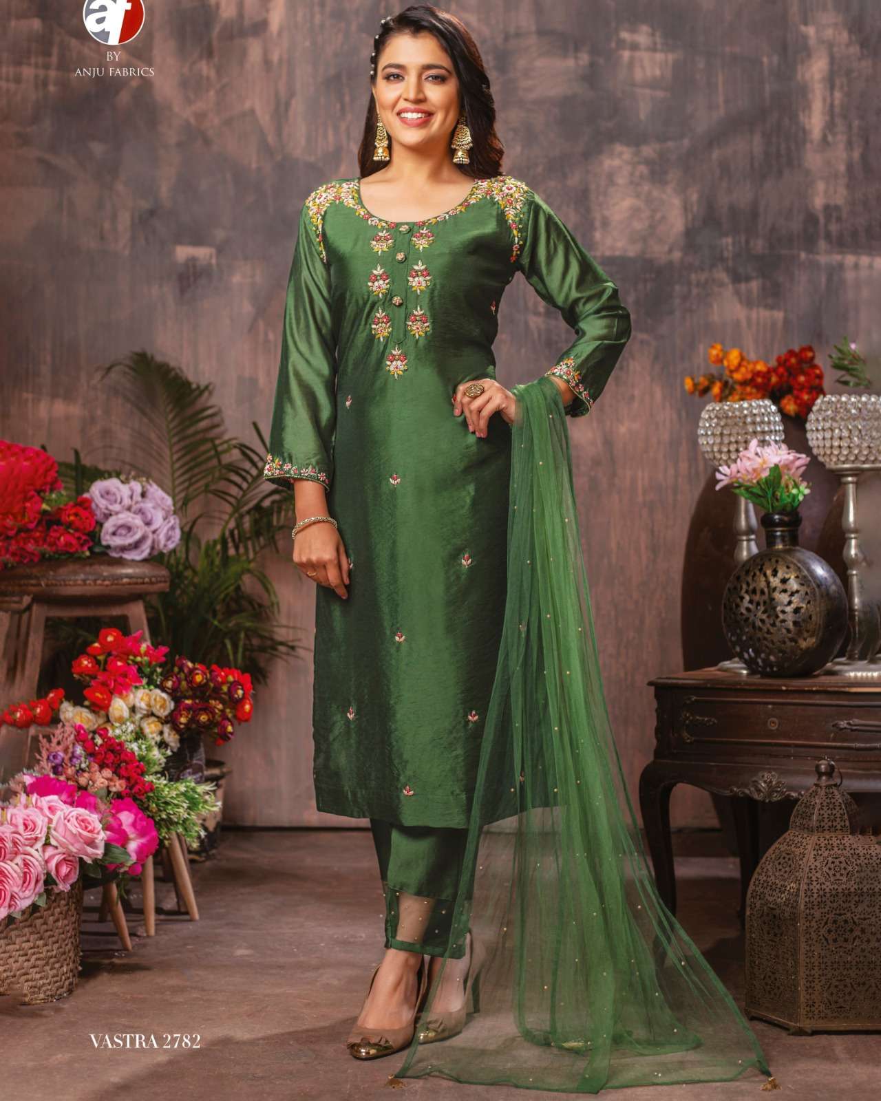 VASTRA VOL2 BY ANJU FABRICS 2781 TO 2786 SERIES SUITS BEAUTIFUL FANCY  COLORFUL STYLISH PARTY